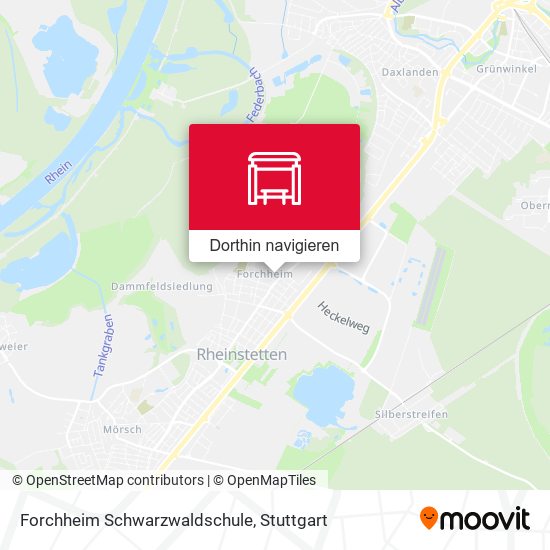 Forchheim Schwarzwaldschule Karte
