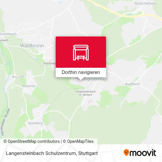 Langensteinbach Schulzentrum Karte