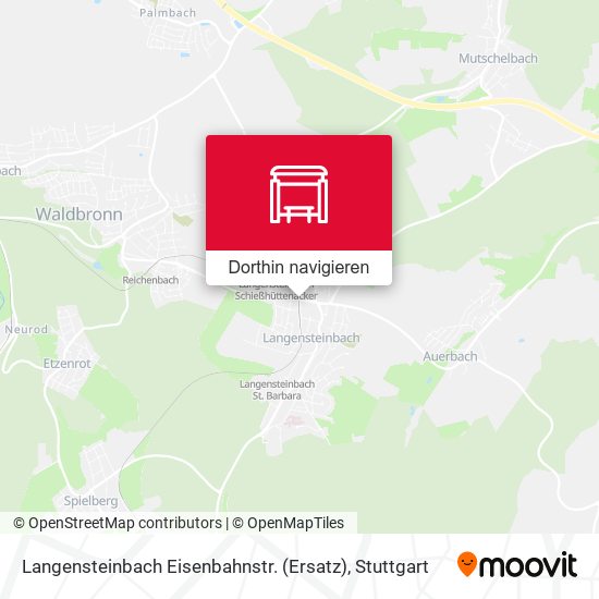 Langensteinbach Eisenbahnstr. (Ersatz) Karte