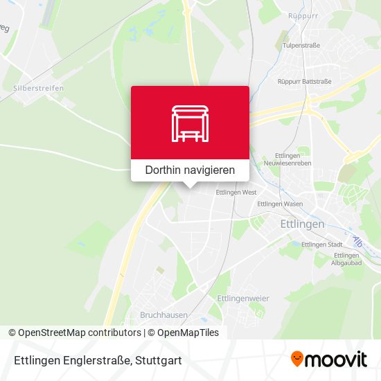 Ettlingen Englerstraße Karte