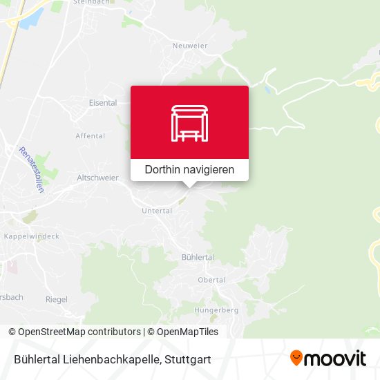 Bühlertal Liehenbachkapelle Karte