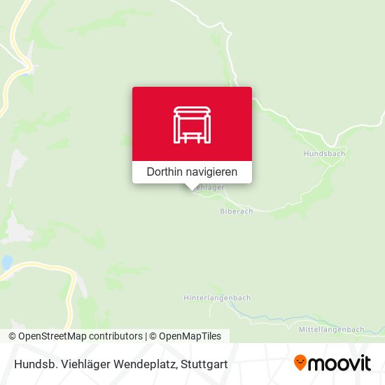 Hundsb. Viehläger Wendeplatz Karte