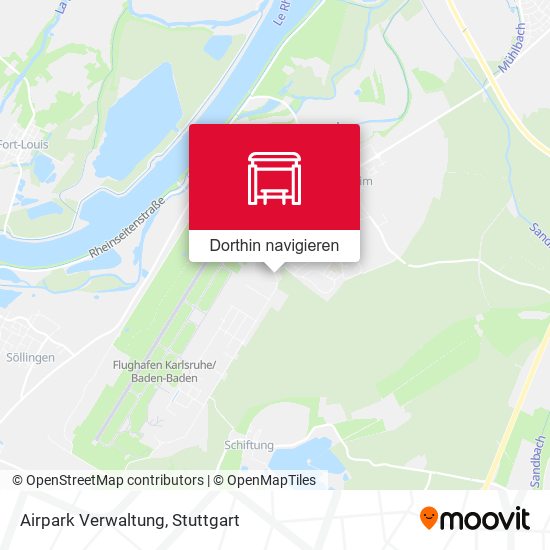 Airpark Verwaltung Karte