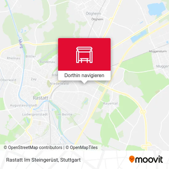 Rastatt Im Steingerüst Karte