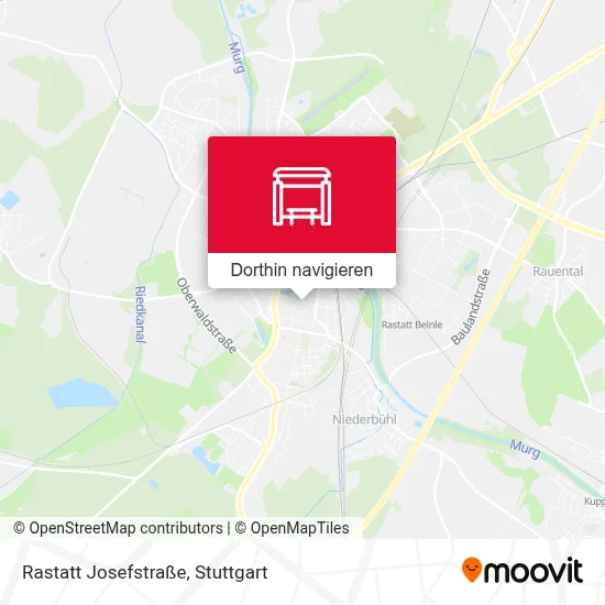 Rastatt Josefstraße Karte