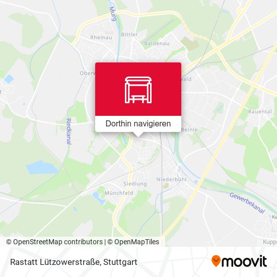 Rastatt Lützowerstraße Karte