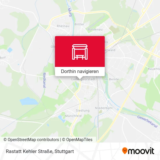 Rastatt Kehler Straße Karte