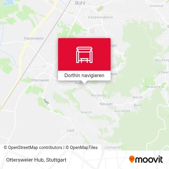 Ottersweier Hub Karte