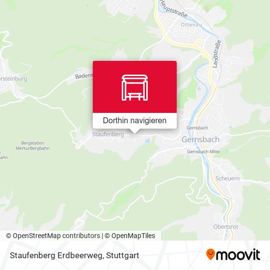 Staufenberg Erdbeerweg Karte