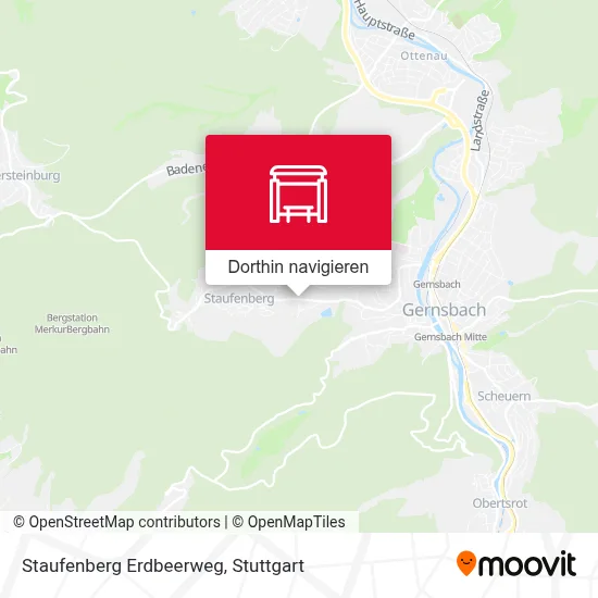 Staufenberg Erdbeerweg Karte