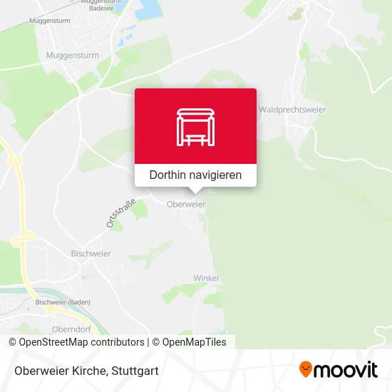 Oberweier Kirche Karte