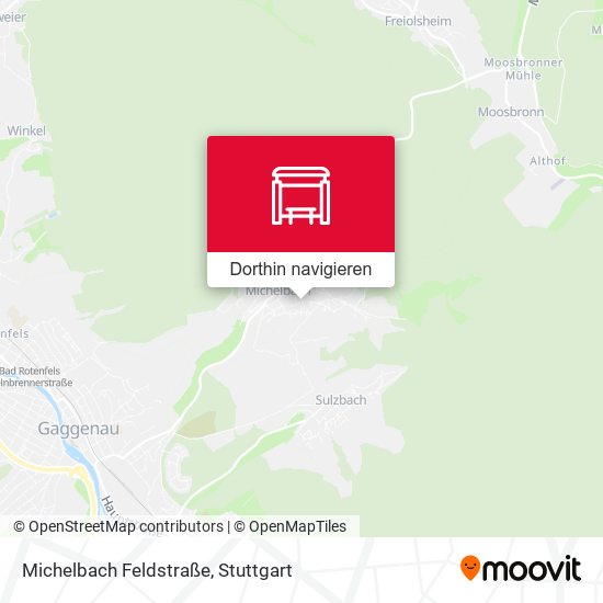 Michelbach Feldstraße Karte