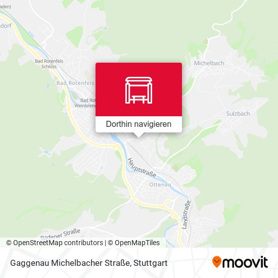 Gaggenau Michelbacher Straße Karte