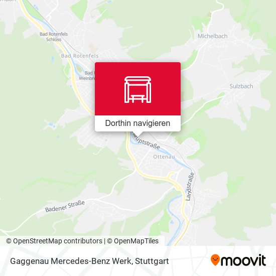 Gaggenau Mercedes-Benz Werk Karte