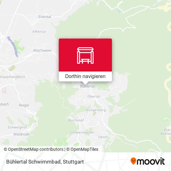 Bühlertal Schwimmbad Karte