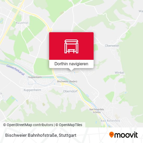 Bischweier Bahnhofstraße Karte