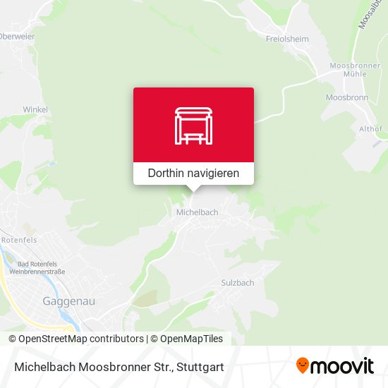 Michelbach Moosbronner Str. Karte