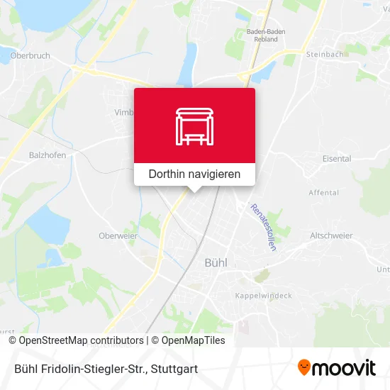 Bühl Fridolin-Stiegler-Str. Karte