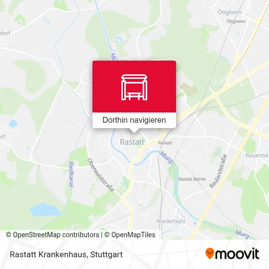 Rastatt Krankenhaus Karte