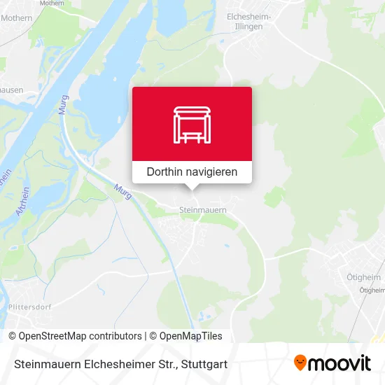 Steinmauern Elchesheimer Str. Karte