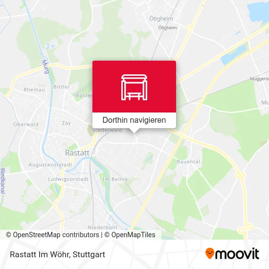 Rastatt Im Wöhr Karte