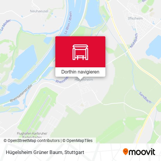Hügelsheim Grüner Baum Karte