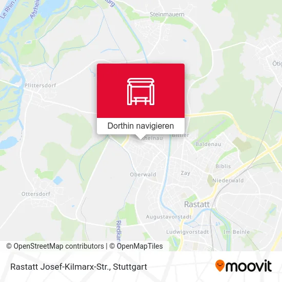 Rastatt Josef-Kilmarx-Str. Karte
