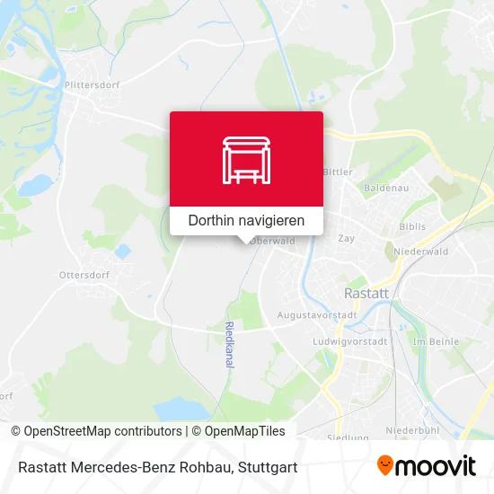 Rastatt Mercedes-Benz Rohbau Karte