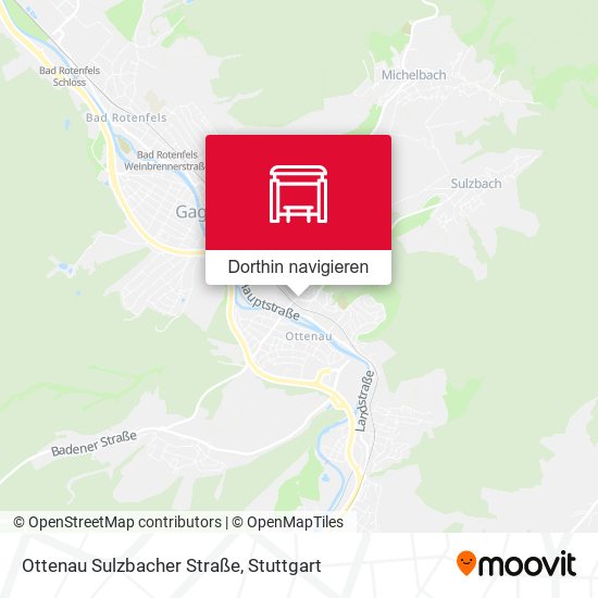 Ottenau Sulzbacher Straße Karte