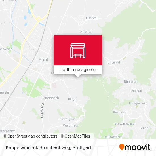 Kappelwindeck Brombachweg Karte