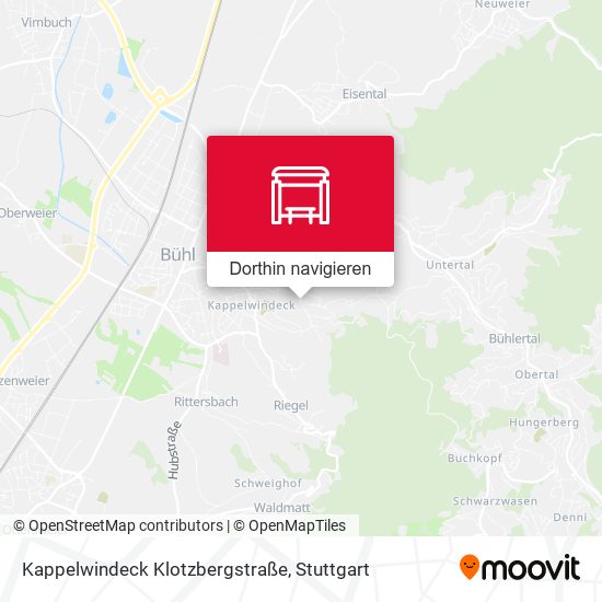 Kappelwindeck Klotzbergstraße Karte