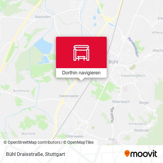 Bühl Draisstraße Karte