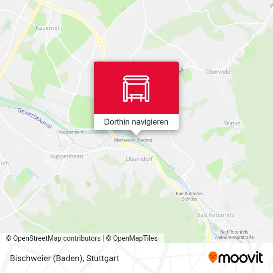 Bischweier (Baden) Karte