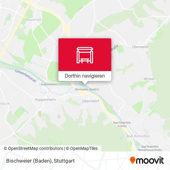 Bischweier (Baden) Karte