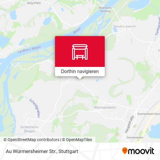 Au Würmersheimer Str. Karte