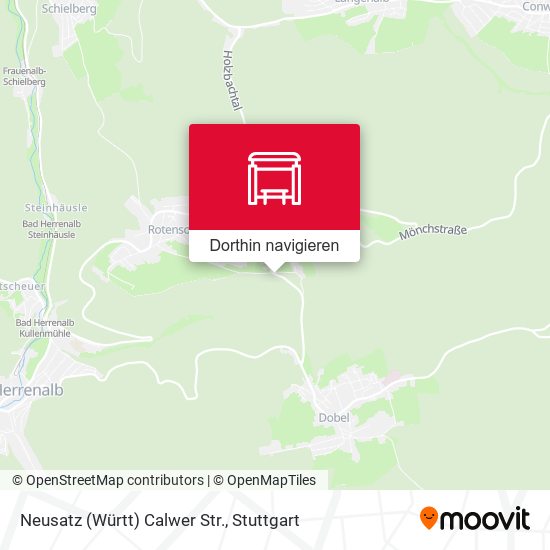 Neusatz (Württ) Calwer Str. Karte