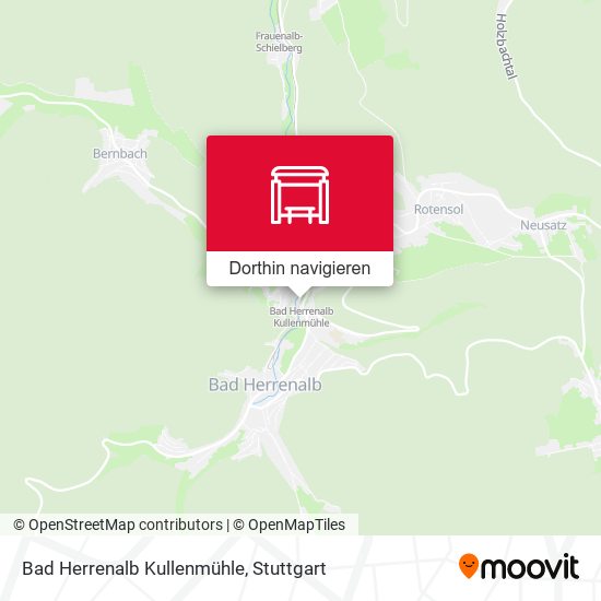 Bad Herrenalb Kullenmühle Karte