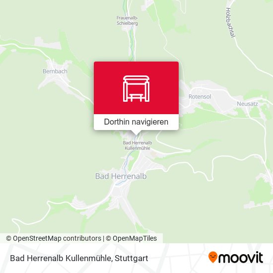 Bad Herrenalb Kullenmühle Karte