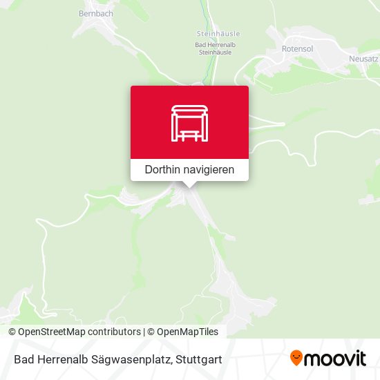Bad Herrenalb Sägwasenplatz Karte