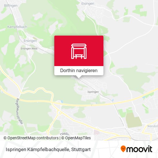 Ispringen Kämpfelbachquelle Karte