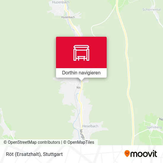 Röt (Ersatzhalt) Karte