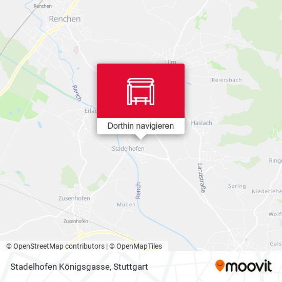 Stadelhofen Königsgasse Karte
