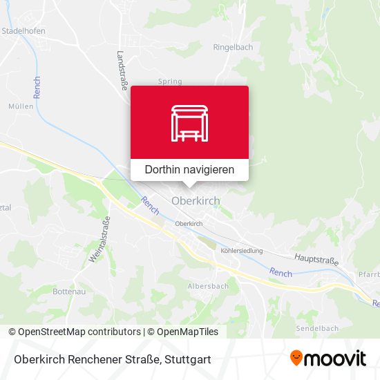 Oberkirch Renchener Straße Karte