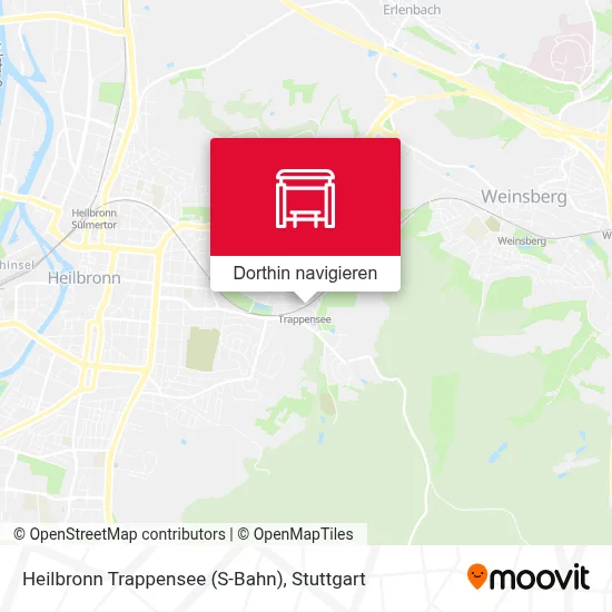 Heilbronn Trappensee (S-Bahn) Karte