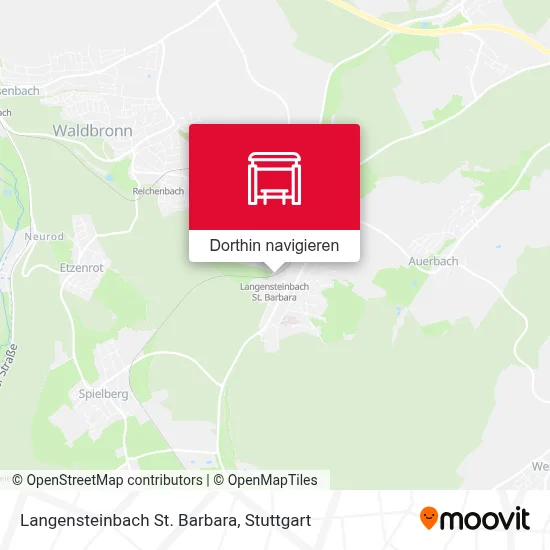 Langensteinbach St. Barbara Karte