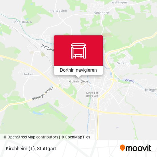 Kirchheim (T) Karte