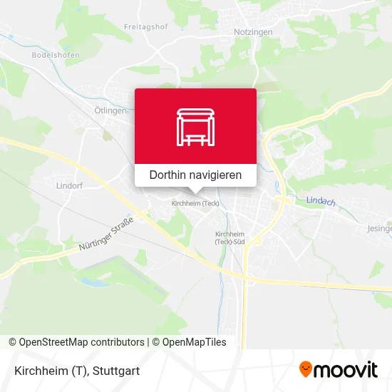 Kirchheim (T) Karte