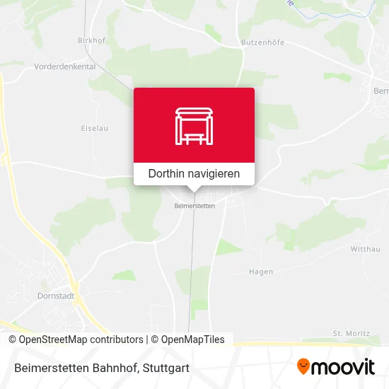 Beimerstetten Bahnhof Karte