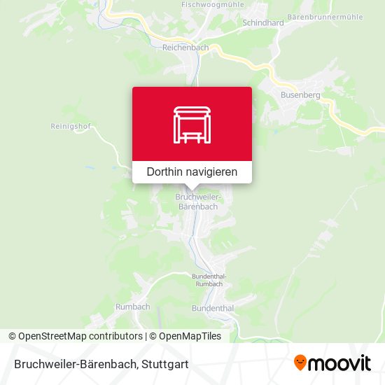 Bruchweiler-Bärenbach Karte
