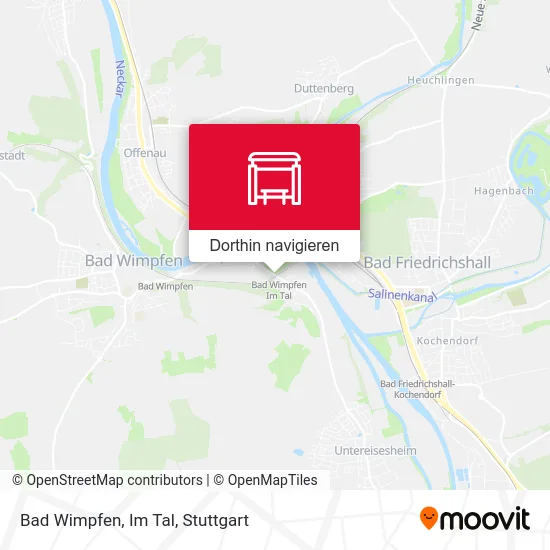 Bad Wimpfen, Im Tal Karte